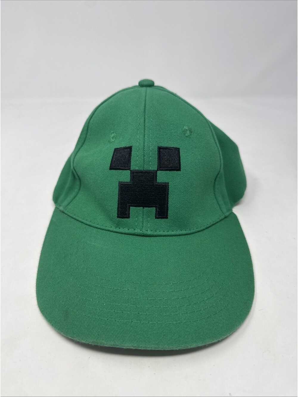 Minecraft Creeper Kelly Green Ball Cap Hat Gamer OSFM Youth Adjustable Jinx